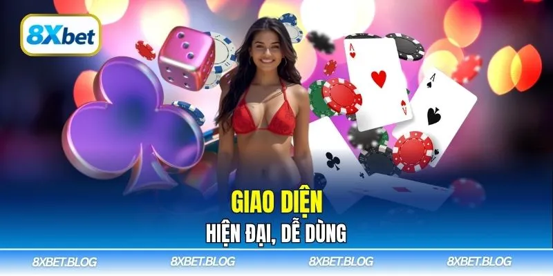 Giao diện hiện đại, dễ dùng